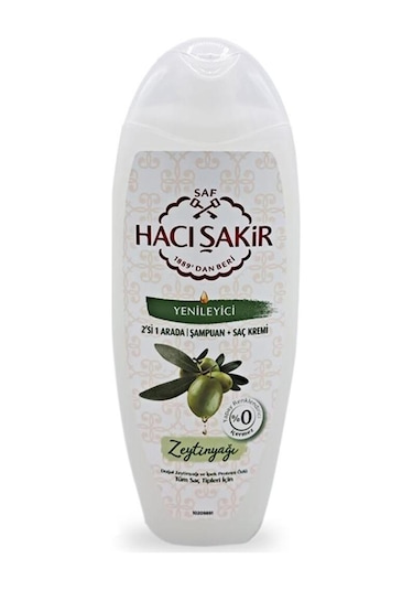 Hacı Şakir Tüm Saç Tipleri İçin Zeytinyağı Şampuan 500 Ml Kuru