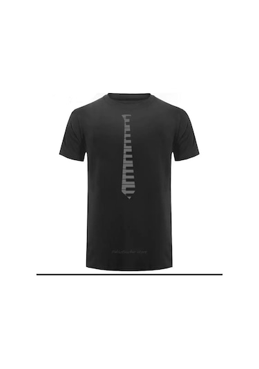 Herşey Nota Piyano Kravat Unisex Tshirt 001