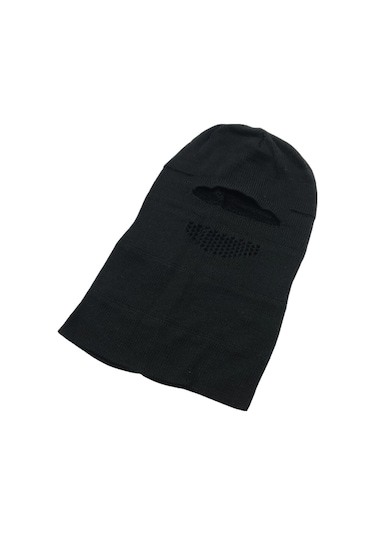 Siyah Kışlık Şapka Bere Olabilen Tactical Modüler Kar Maskesi