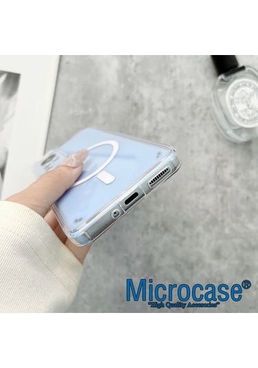 Xiaomi 12/12X/12S Magsafe Yarı Esnek Plastik Şeffaf Kılıf -AL8115