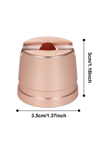 Mufunye Gül Altın Renkli Paslanmaz Çelik Tıraş Bıçağı Standı - Kompakt Ve Şık Tasarım