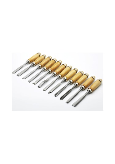 Ahşap Oyma Seti 12 Parça İskarpela Takımı