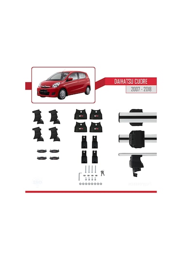 Daihatsu Cuore 2007-2018 Arası İle Uyumlu Ace-4 Ara Atkı Tavan Ba