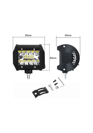 60watt Çalışma Lambası Kamyon Sis Farı Motosiklet Off-road Led Lamba