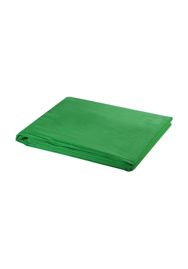 Greenbox Chromakey-Yeşil Fon Perde(2 X 3 M) ve Fon Standı Kıt