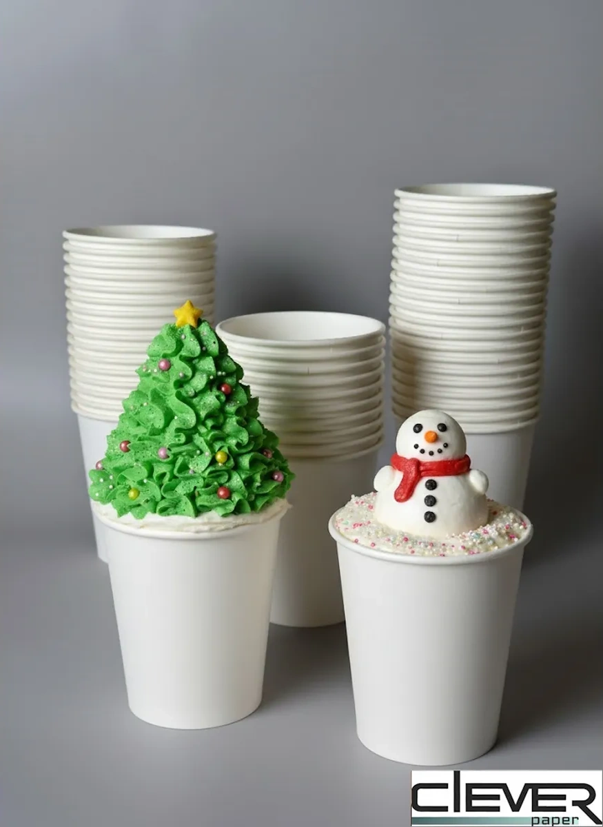 Clever Paper Kağıt Tek Kullanımlık Bardaklar Beyaz 250 Ml 200 Adet 245775050 Beyaz