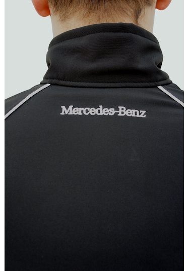 Uniprom Mercedes Mont Softshell Biyeli Model 5 Cepli Likralı Siyah