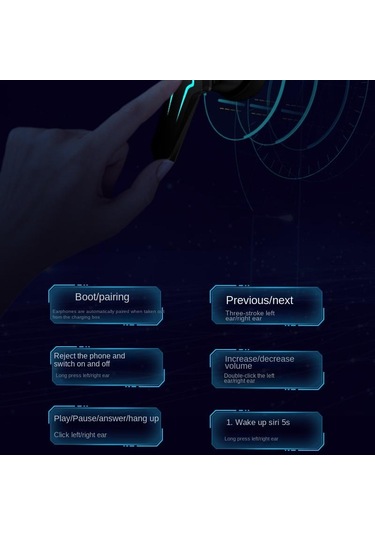 Duyusal Gecikme Olmayan Yeni Oyun Kulaklıkları Kulağa Soğutmalı Tws Bluetooth Kulaklık Teknolojisi