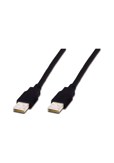 USB 2.0 Bağlantı Kablosu, USB A Erkek - USB A Erkek, 3 metre, AW