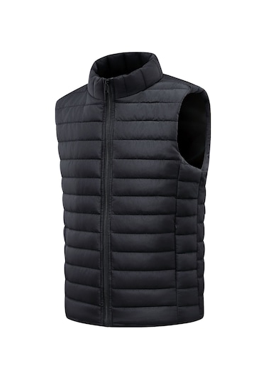 Erkekler İçin Bol Kesimli, Hafif Pamuklu Dolgulu Ceket, Sonbahar Ve Kış İçin Sıcak Pamuklu Dolgulu Yelek, Palto Sarı