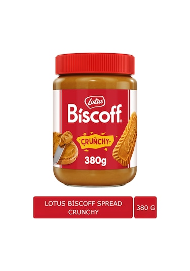 Lotus Biscoff Crunchy Spread Sürülebilir Çıtır Karamelize Bisküvi Ezmesi 380 G
