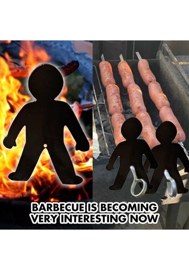 Pazly Evil Fun Grill Çıkarılabilir Paslanmaz Çelik Fun Grill Siyah Erkek Siyah Komik Şekil Izgara Siyah