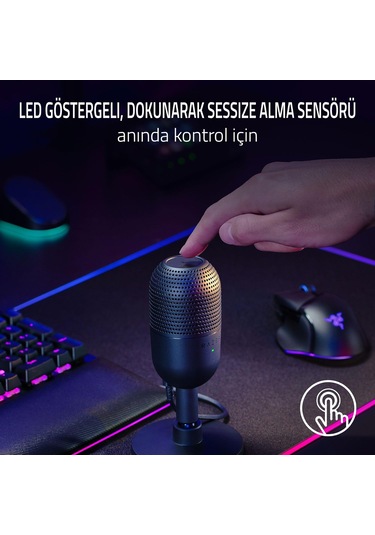 Razer Seiren V3 Mini Ultra Kompakt Usb Mikrofon Rz19-05050100-r3m