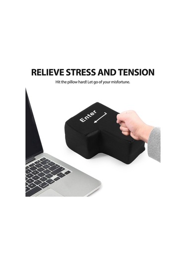 Enter Klavye Pedi, Büyük Usb Enter Düğmesi Stres Giderici, Ofis İçin Kırılmaz Enter Klavye