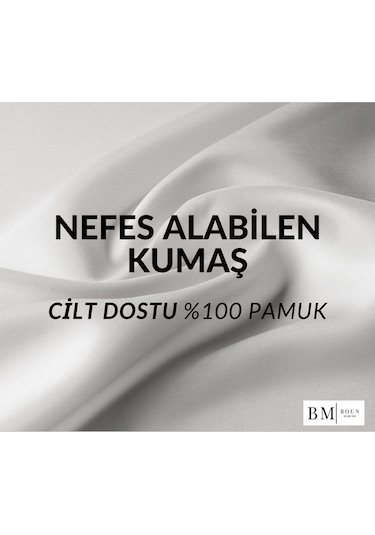 Boun Marche Erkek Atlet Premium 6'lı Kutu Penye Süprem %100 Pamuk Siyah