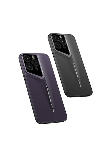 Zore Apple Uyumlu iPhone 14 Pro Max Kılıf Ultra İnce Kamera Korumalı Sert Rubber Procase Siyah