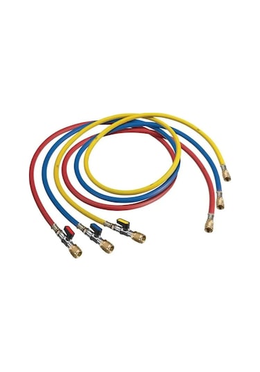 Gaz Hortumu Vanalı R22-134-404 36-90 Cm 3000-600 Psı