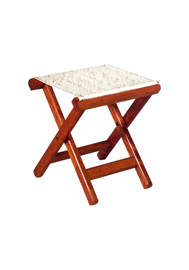 Bahçeme Kaş Katlanır Portatif Ahşap Bahçe Balkon Taburesi