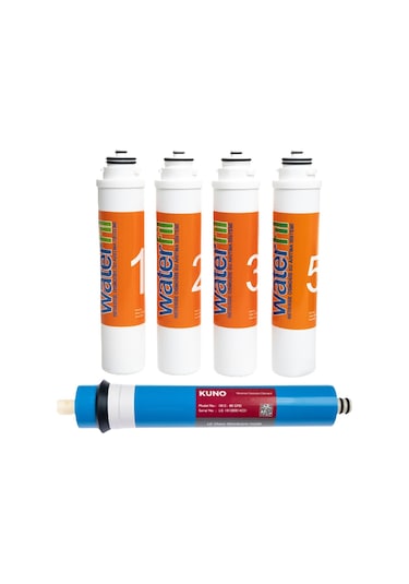 Sulook Waterlife Filtre 5 'li Lg Mebran Set Waterlife Su Arıtma Filtresi