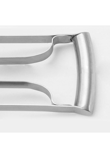 Homyl Kolay Mutfak Aracı Paslanmaz Meyve Ananas Tart Dilimleme Gümüş