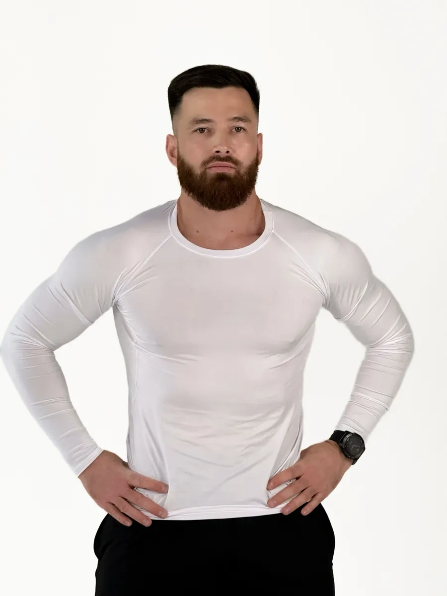 Uvın Uzun Kollu Fitness Spor Rashguard 175381688 Beyaz