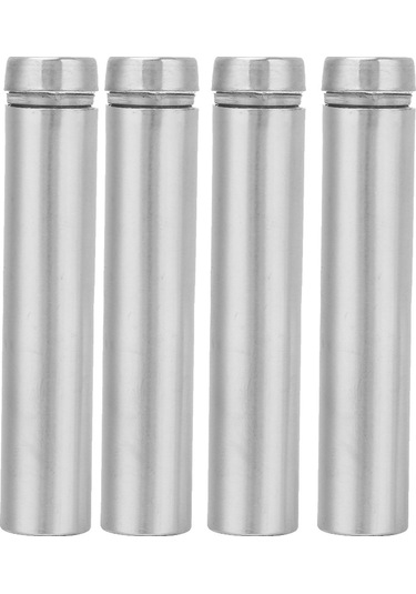 Springsun Stahl Çelik Cam Sabitleyici Çivi Seti - 4 Adet 12x60mm - Rustsuz, Kolay Kurulum, Cam Dekorasyonu Ve Duvar Sabitleme İçin Diğer