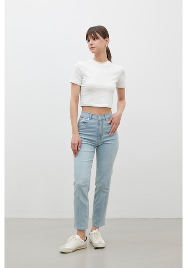 Manuka Bootcut Fıt Denim Pantolon Açık Mavi
