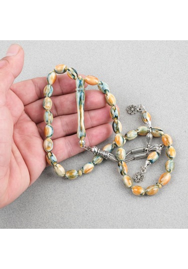 Galalit Beyzi Kesim 8x11.5mm Tesbih