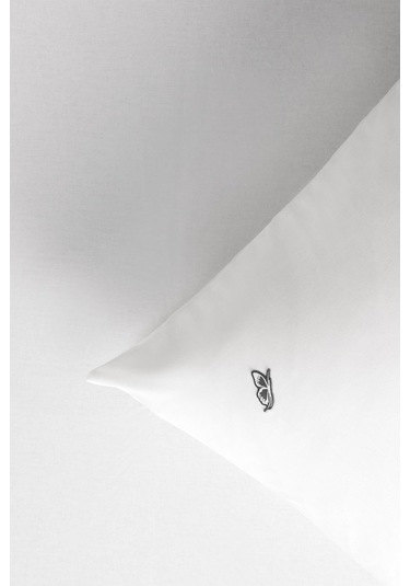 Sarev New Slow City Beyaz %100 Pamuk Tek Kişilik Lastikli Çarşaf Seti Beyaz