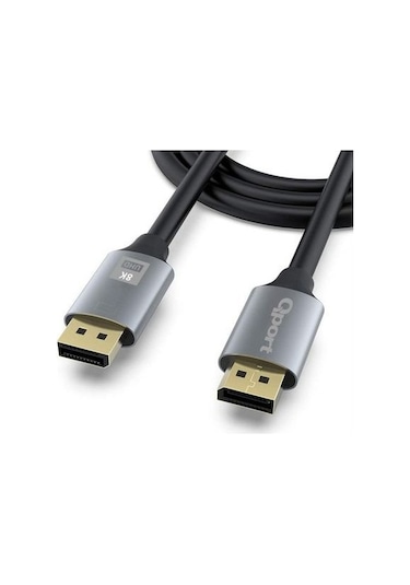 Qport Q-DP14  Display Port 1.4 V Kablo 1.8 M