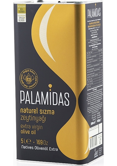 Palamidas Soğuk Sıkım Natürel Sızma Zeytinyağı Özel Harman 5 L
