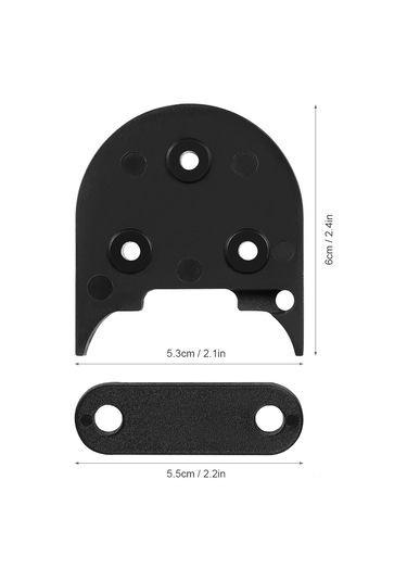 Geeksen "xiaomi M365 Elektrikli Scooter Aksesuarı - 10 İnç Tekerlek Çamurluk Ve Sehpa Yastığı Seti Siyah/kırmızı "