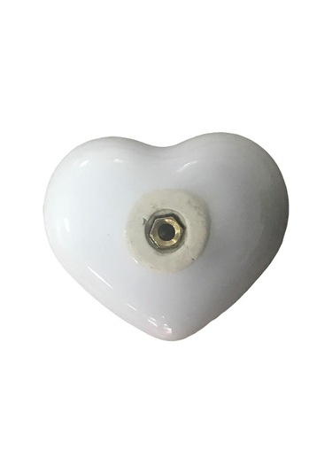 Eymenyapimarket Tomurcuk Porselen Çocuk Odası Kalp Düğme Mobilya Dolap Kulp (166939710)