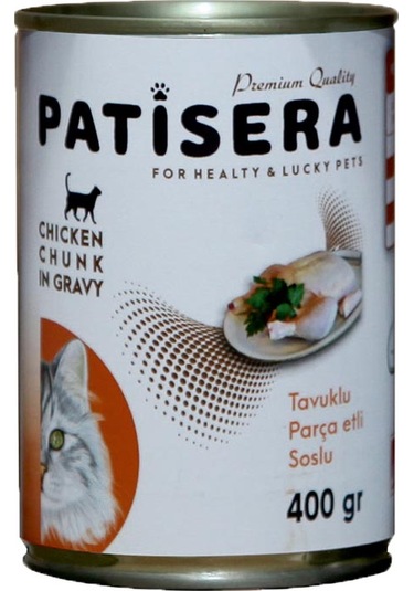 Patisera Tavuklu Konserve Yetişkin Kedi Maması 12 x 400 G
