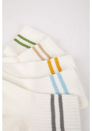 DeFacto Erkek Bebek Dikişsiz 5'li Pamuklu Uzun Çorap - C9113A5NSWT16