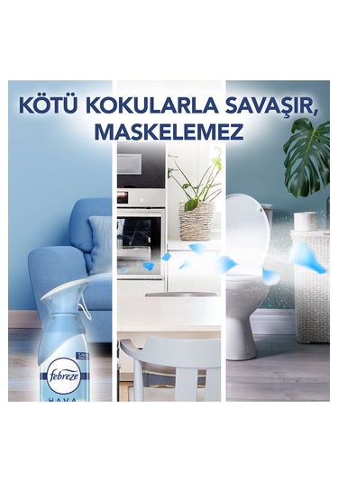 Febreze Okyanus Esintisi Hava Ferahlatıcı Sprey Oda Kokusu 185 ML