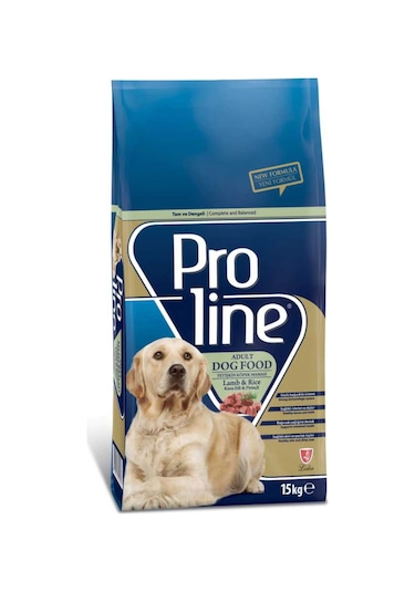 Proline Kuzu Etli ve Pirinçli Yetişkin Köpek Maması 15 KG