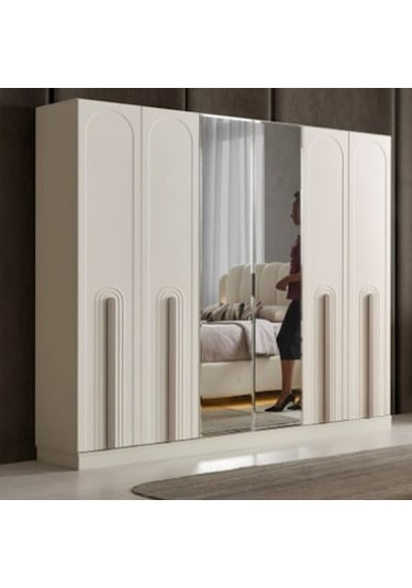 Toledo Mdf 6 Kapılı Dolap Aytaşı