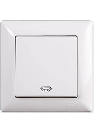 Günsan Visage Beyaz Light Anahtar Çerçeve Dahil