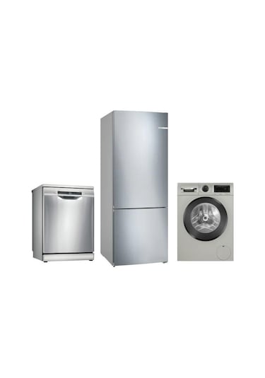 Bosch KGN55VIE0N-WGA242ZXTR-SMS4IKI51T 3'lü Çeyiz Paketi