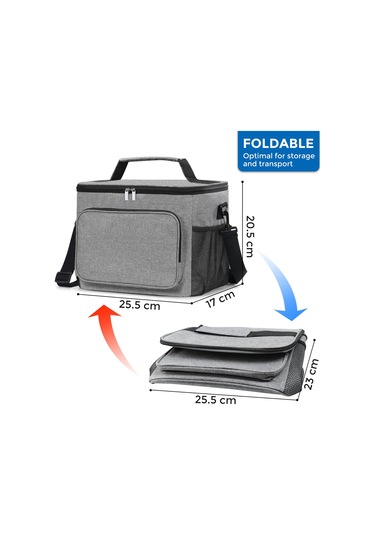 Ayarlanabilir Omuz Askılı Yalıtımlı Öğle Yemeği Kutusu, Erkekler Ve Kadınlar İçin Yeniden Kullanılabilir Gıda Sınıfı Öğle Yemeği Çantası, Açık Hava Maceraları İçin Sızdırmaz Soğutucu Çanta Çok Renkli