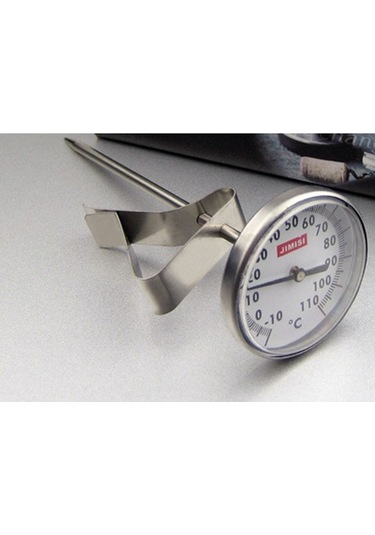 Dancemonkey Paslanmaz Cafe Hızlı Okuma Kahve Latte Buğulanmış Süt Köpükleme Termometresi