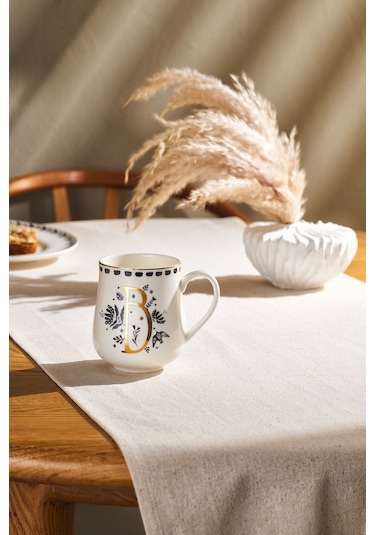 Emsan Artisan B Letter New Bone Kupa 220 Ml