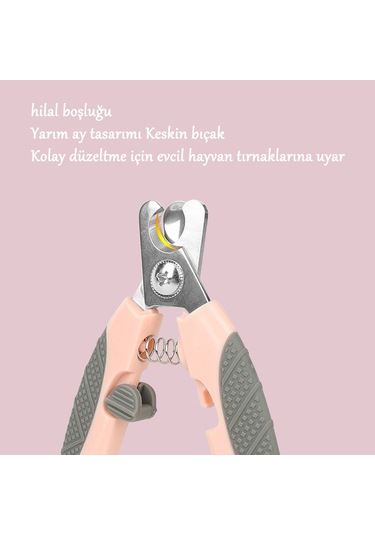 Soulader Küçük Ve Orta Boy Evcil Hayvanlar İçin Profesyonel Kedi Köpek Tırnak Makası Makas Seti