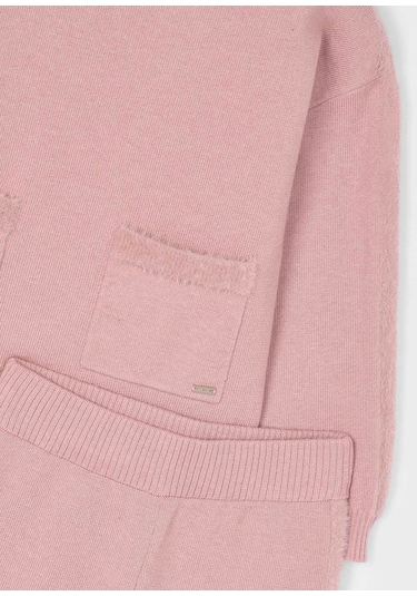 Mayoral Kız Çocuk Triko Takım 4580 Pudra