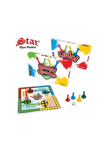 Star Grup Oyun Kızma Birader Orta Boy Eğlenceli Aile Kutu Oyunu