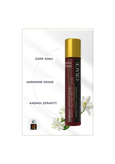 Grace Çiçeksi Zarafet Roll-on %100 Doğal, Alkolsüz 10 Ml