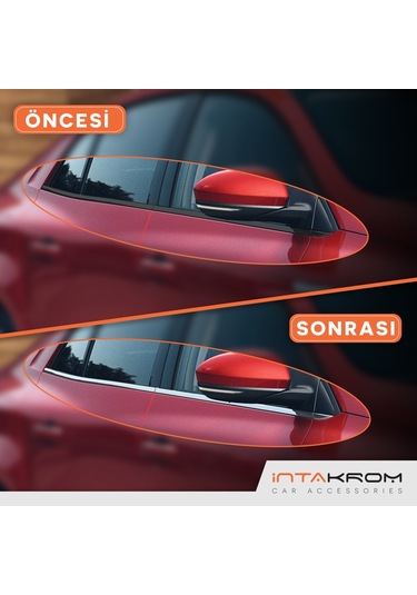 Renault Megane 4 Krom Cam Çıtası 6 Parça Yeni 2022 Ve Üzeri