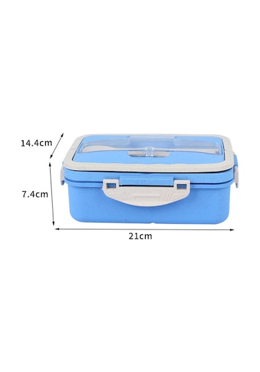 Xurunkeji Yetişkinler İçin Bento Kutusu - 3 Bölmeli Sızdırmaz Öğle Yemeği Kabı, Mikrodalga Ve Bulaşık Makinesinde Yıkanabilir, Yeniden Kullanılabilir Salata Ve Atıştırmalık Kutusu Yeşil