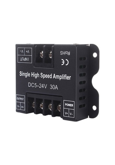 Novahub Dc 5-24v 30a Led Şerit Sinyal Amplifikatörü, Alüminyum Kasa, Smd 3528-5630 İçin Optimize Edilmiş Versiyon